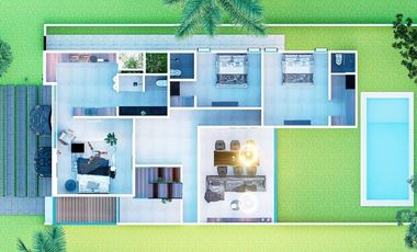 Casa en venta en Mérida, Privada Parque Central, Cholul ( L. 12)