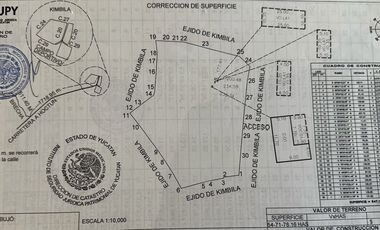 Rancho Histórico en venta en Kimbilá, Yucatán