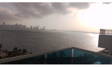 VENDO APARTAMENTO AMOBLADO DE LUJO CON VISTA A LA BAHIA DE CARTAGENA