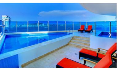 VENDO APARTAMENTO AMOBLADO DE LUJO CON VISTA A LA BAHIA DE CARTAGENA