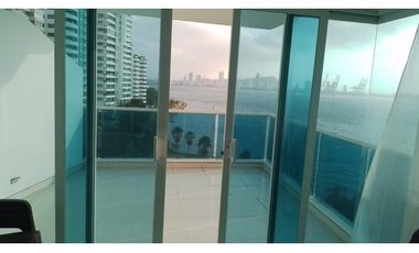 VENDO APARTAMENTO AMOBLADO DE LUJO CON VISTA A LA BAHIA DE CARTAGENA