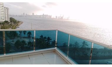 VENDO APARTAMENTO AMOBLADO DE LUJO CON VISTA A LA BAHIA DE CARTAGENA