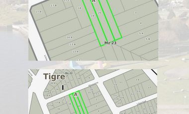 VENTA LOTE DOBLE TIGRE RESIDENCIAL IDEAL INVERSOR!