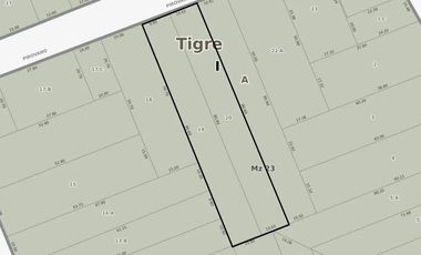 VENTA LOTE DOBLE TIGRE RESIDENCIAL IDEAL INVERSOR!
