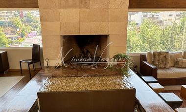 “Casa en venta en Ahuehuetes Sur con jardín, cava, gimnasio y vista arbolada | C