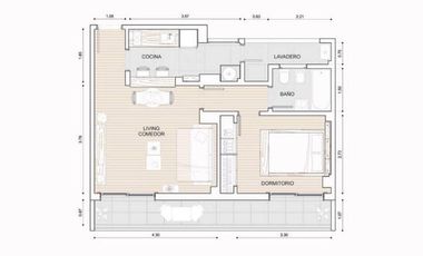 Venta Departamento 2 amb en Palermo