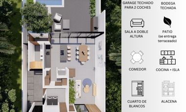 En Venta, Casa en Privada Residencial con 3 Rec, Alberca, Amenidades en Cholul