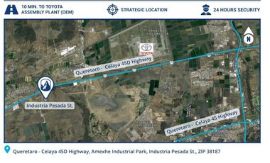 QRO PTE. 143,915 ft2 Parque Industrial Amexhe RODEDIR 14 GD 230623