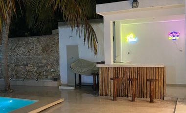 Casa Amueblada en Venta de 1 planta en Progreso a 70 metros de la playa