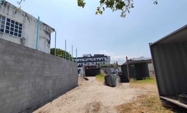 SE RENTA PATIO DE MANIOBRAS CON INSTALACIÓN HIDRÁULICA, COMPLETAMENTE BARDEADO