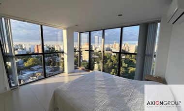 19 y 44-Pza Azcuénaga-Semipiso de categoría amoblado en alquiler