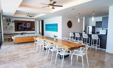 Penthouse Amueblado en Venta en Chixchulub Frente al Mar