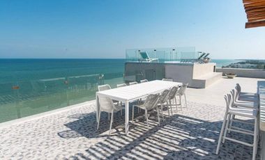 Penthouse Amueblado en Venta en Chixchulub Frente al Mar