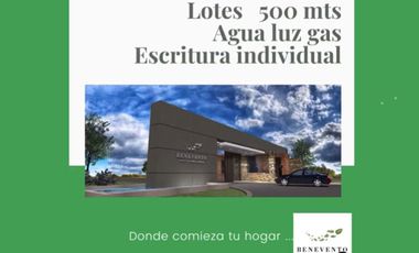 VENTA LOTE BARRIO PRIVADO GUAYMALLEN