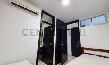 Venta Departamento Amoblado con Vista al Mar en Edificio Ana Capri, Salinas