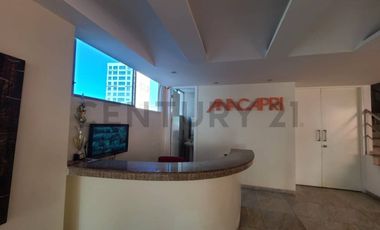 Venta Departamento Amoblado con Vista al Mar en Edificio Ana Capri, Salinas