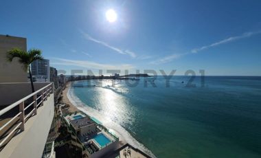 Venta Departamento Amoblado con Vista al Mar en Edificio Ana Capri, Salinas