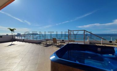 Venta Departamento Amoblado con Vista al Mar en Edificio Ana Capri, Salinas