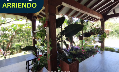 Finca en arriendo- Rionegro- Ojo de agua
