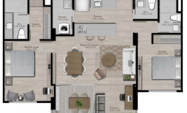 Apartamento en Arriendo en El Retiro
