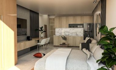 Departamento en venta Playa del Carmen estudio con alberca en roof top