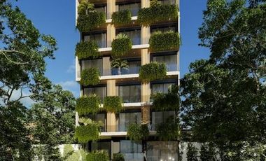 Departamento en venta Playa del Carmen estudio con alberca en roof top