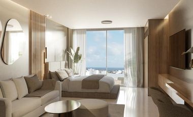 Departamento en venta Playa del Carmen estudio con alberca en roof top