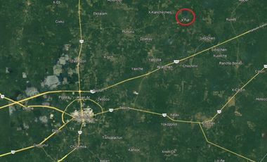 Terreno con cenote en Venta en XTUT, Valladolid Yucatán