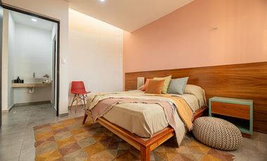 EN VENTA CASA EN MÉRIDA DE 2 HABITACIONES CON JARDÍN