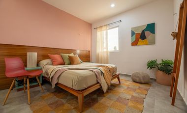 EN VENTA CASA EN MÉRIDA DE 2 HABITACIONES CON JARDÍN