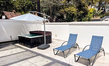 RENTA CASA EN AVANDARO VALLE DE BRAVO -  LA CASA DE LAS ESCULTURAS