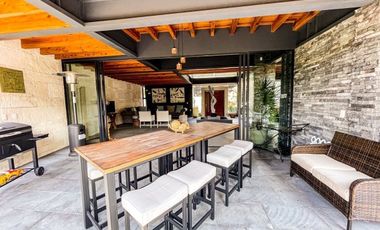RENTA CASA EN AVANDARO VALLE DE BRAVO -  LA CASA DE LAS ESCULTURAS