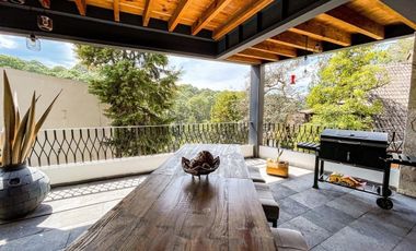 RENTA CASA EN AVANDARO VALLE DE BRAVO -  LA CASA DE LAS ESCULTURAS