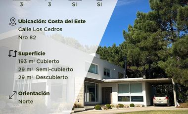 Casa dentro de barrio semi cerrado en Costa Ayres