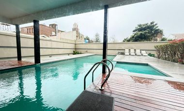 Departamento en  alquiler de 4 ambientes con cochera y pileta