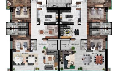 Departamento preventa Sky View, Bosque Real