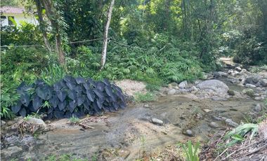 Venta de lote en Minca con Rio en Santa Marta. Colombia.