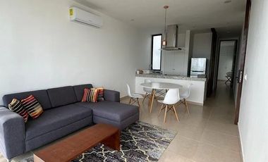 Departamento cerca de la mayab, totalmente amueblados en la zona del country