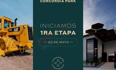 Terreno en preventa de 568 m² dentro del Parque Industrial Concordia Park a solo 900 metros dela Carr. 57 (SLP-Qro) Querétaro, Qro.