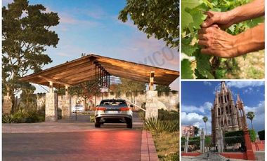 VENTA DE LOTES DE 1000 m2 EN COMPLEJO RESIDENCIAL DE 9 CONDOMINIOS CADA UNO CON SU VIÑEDO, EN SAN MIGUEL DE ALLENDE