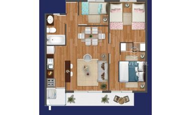 DEPARTAMENTO AMOBLADO EN 1 PISO CENTRO DE PUCÓN