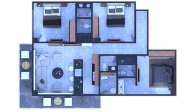 PREVENTA DEPARTAMENTO  3 REC NUEVO VALLARTA|  LE-CU