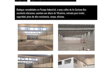 Naves Industriales en venta en Tlalnepantla de Baz, Tlalnepantla