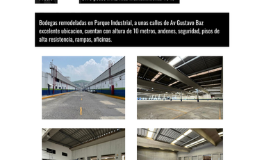 Naves Industriales en venta en Tlalnepantla de Baz, Tlalnepantla