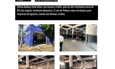 Naves Industriales en renta en Miguel Hidalgo, Miguel Hidalgo