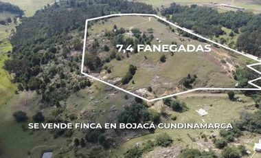 Se vende finca de 7,4 fanegadas en Bojacá Cundinamarca