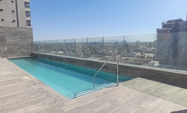 ARRIENDO AMPLIO STUDIO SEMI AMOBLADO  $310.000,  EXCELENTE DISTRIBUCION.  CON UNA AMPLIA TERRAZA (METRO IRARRAZABAL) SIN AVAL