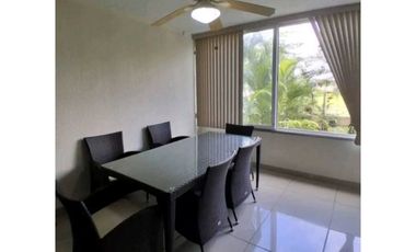 ALQUILER APARTAMENTO AMOBLADO EN PB CON JARDIN EN ANCON