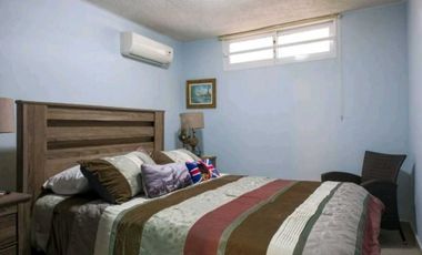 ALQUILER APARTAMENTO AMOBLADO EN PB CON JARDIN EN ANCON