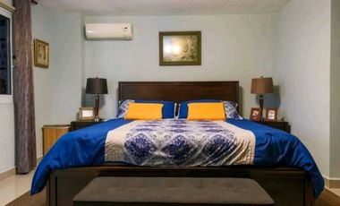 ALQUILER APARTAMENTO AMOBLADO EN PB CON JARDIN EN ANCON